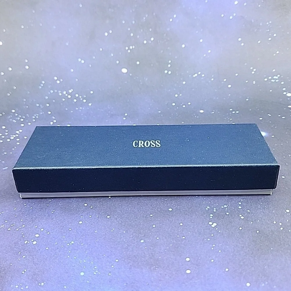 CROSS Authentic Chrome Ball Pen In Box #3502 Excellent Condition Tested!